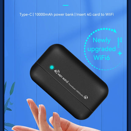 JODUXE 4G LTE WiFi Router WiFi 6 10000mAh Mobile WiFi Wireless Modem Pocket WiFi 300Mbps Hotspot Global Frequency Bands