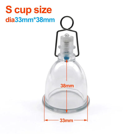 Penis Pump Enhancer Hanger Vacuum Glans Cup for Penis Enlargement Extender Penis Growth Device Enlarger Replacement Accessories