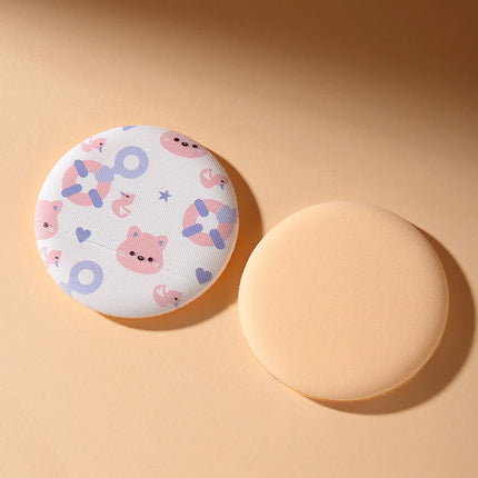 Cartoon Cat Air Cushion Powder Puff Wider Hand Inserted Makeup Sponge for Facial Skin Care