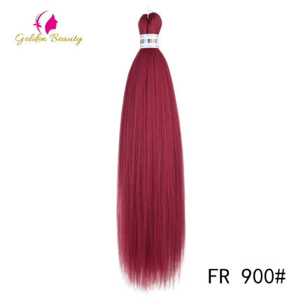 26"Corlorful Selling Jumbo Easy Braiding Hair Ombre Rainbow Braiding Cosplay Hair Synthetic Pre Stretched Hair Braids wigs