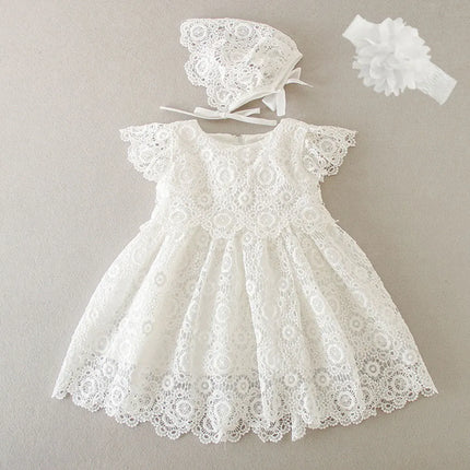 Hetiso Baby Girls Dress Long Sleeve Kids First Birthday Ball Gown Infant Dresses for Baptism Bridesmaid party 3-24 month