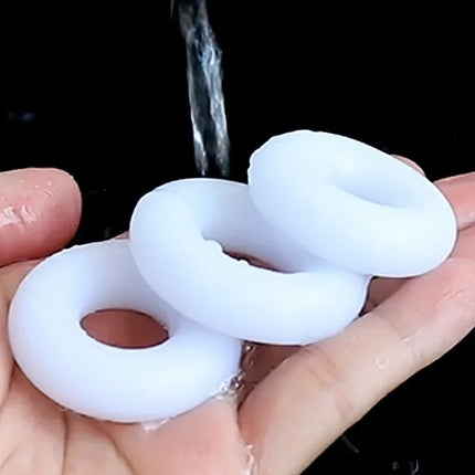 3PCS Thick Male Foreskin Corrector Ring Penis Rings Delay Ejaculation Daily/Night Cock Ring Chastity Cage Sex Toys for Men