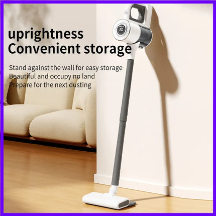 Cordless Handheld Vacuum Cleaner Chargeable 15000 PA Wireless Cleaning Machine for Car Home Bed Floor Cleaning