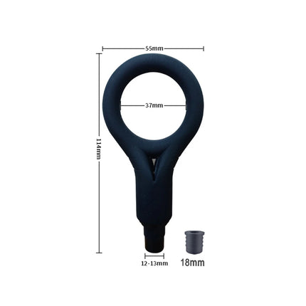 Male Masturbation Ring Penis Vibration Masturbator Silicone Massage Gun Head Male Training Relaxation Masturbation Tool