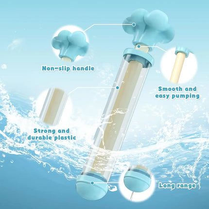1-3-piece fireworks water gun, high-pressure pull-out water gun, summer party, swimming and bathing, interactive water spray toy