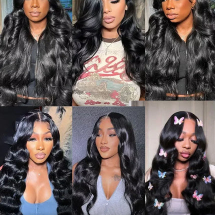 40 Inch Body Wave Human Hair Brazilian Burmese Raw Extensions Loose Water Weave 3 4 Bundles Virgin Natural Black Crochet Tissage
