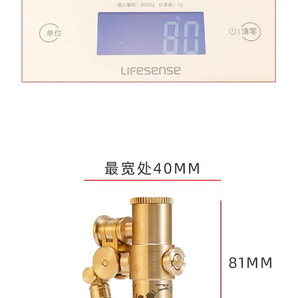 Metal Brass Cigarette Lighter Men Gift Unique Lighters Japanese Novel Mechanical Press Ignition Fuel Gasoline Lighter