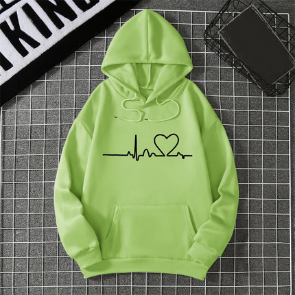2025 Winter New Women's Hoodie High Street Unisex style Double Pockets Sweatshirts Outerwear Plus-Size Women's Clothing CYXX247