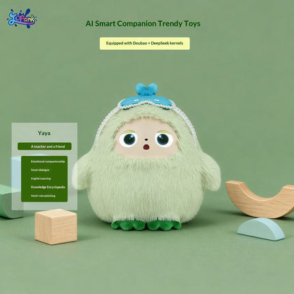 AI Smart Interactive Plush Rabbit Toy Voice Dialogue Story Time English Learning Bedtime Companion For Kids Birthday Gift