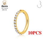 10PCS Gold Color / China Mainland / 16G 1.2x10mm