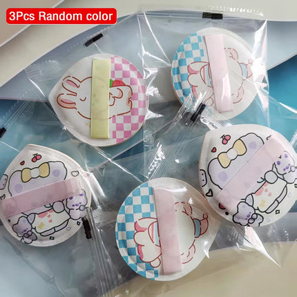 1/3Pcs Cartoons Powder Puff Air Cushion BB Cream Foundation Concealer Makeup Sponges Soft Face MakeUp For Women Beauty Tool
