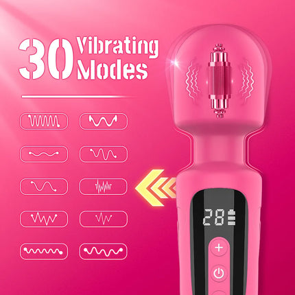 Powerful Handheld Masturbator Wand Vibrator For Women Vagina Masturbator Erotic Adults Dildo Stick