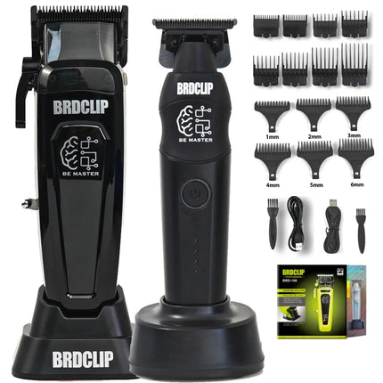 BRD 106 617 609 Professional Electric Hair Clipper Hair Trimmer DLC Blade with Base 7500RPM 7000RPM 7000RPM Barber Set BRDCLIP