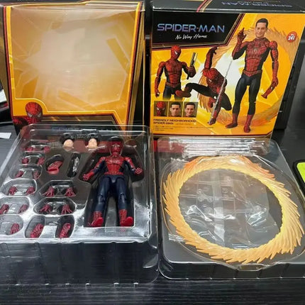 New Hot Mafex No.241 Spider Man Toby Maguire Heroes Have No Return Friendly Neighborhood Action Figure Model Toys Collectible