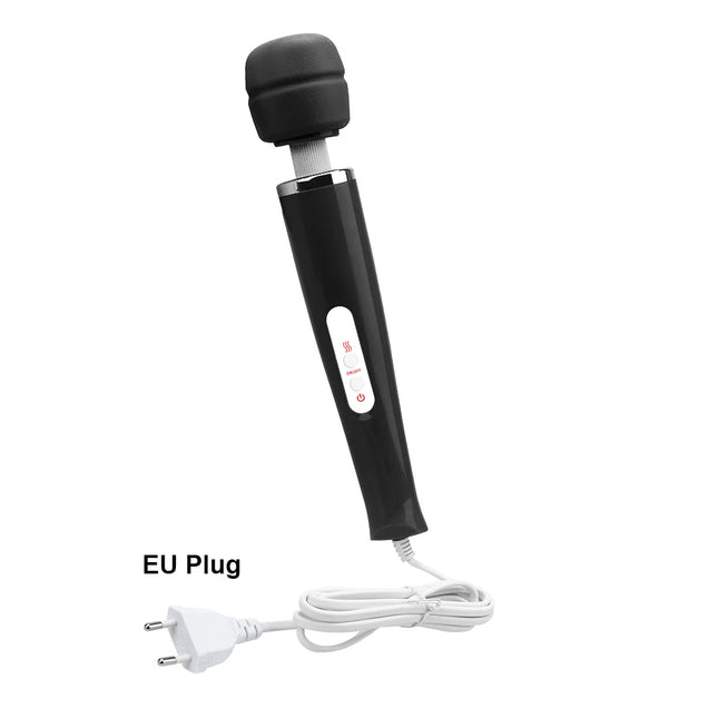 33cm Big Vibrators EU US Plug Magic Wand For Women Nipple Clitoris Stimulator Vaginal Anal Plug Dildo Female Masturbator Sex Toy