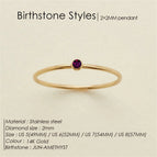June-Amethyst / Silver Color / 6