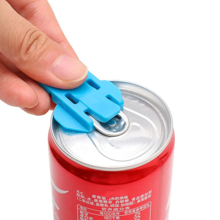 Portable Easy Can Opener Reusable Can Be Sealed Bottle Opener Lid Remover Corkscrew Kitchen Tools Drink Beer Camping Accessories
