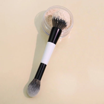 ★★★Double-ended Foundation Brush,Loose Powder, Blush Brush,Highlighter Brush,Beauty Tool,Contour Brush