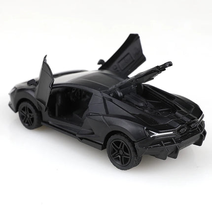 1:43 Scale Replica of the SVJ Pullback Alloy Car Model, Children's Toy, Die-Cast Metal, Pullback Function.