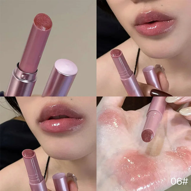 1Pc Moisturizing Velvet Matte Lipstick Hazelnut Mousse Long-lasting Waterproof Light Natural Warm Brown Red Toned Lip Tint Makeup Stain
