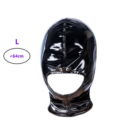 Leather Silicone Penis Mouth Gag,Dildo Gag,Double Penis Gag,Adult Bondage BDSM Restraint Open Mouth Gag,Role Play Game Hood Mask