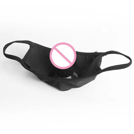 SM adult toy mask & Siliconen Dildo Plug Set – Deep Throat Trainingsset voor bdsm, koppels spelen en volwassen spellen (18+)