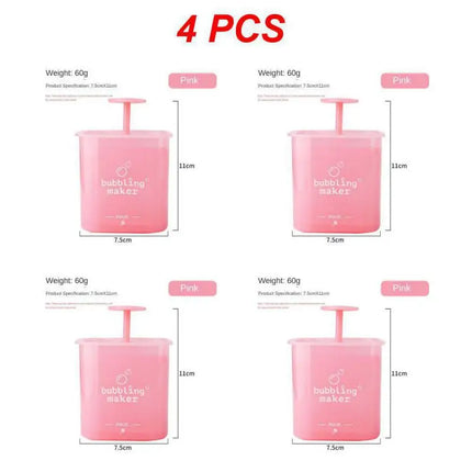 2/4/6PCS Face Wash Soap Bubble Cup Rapid Foaming Makeup Remover Deep Cleansing Balm Beauty Health Face Care Shampoo Foam Maker