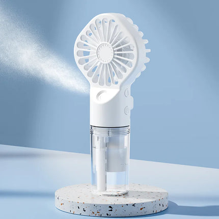 Spray Fan  Portable Small Air Conditioning Fan Humidifier 2/4 Speed Settings Powerful Wind Force for Outdoor Travel Spray Fan