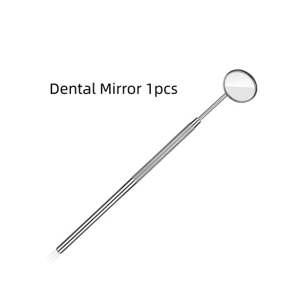 Stainless Steel Dental Tools Mouth Mirror Probe Tweezer Hoe Sickle Tartar Tools Professional Dentist Teeth Cleaning Instruments