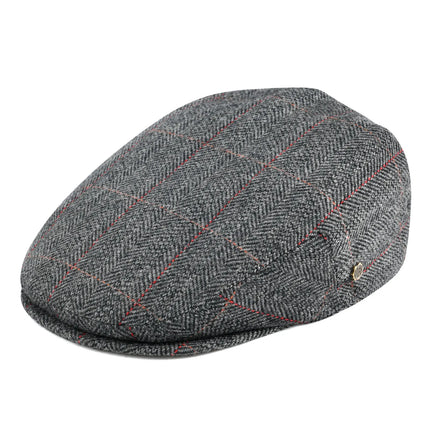 VOBOOM Wool Tweed Herringbone Irish Cap Men Women Beret Cabbie Driver Hat Newsboy Caps Golf Ivy Flat Hats Green Navy Black