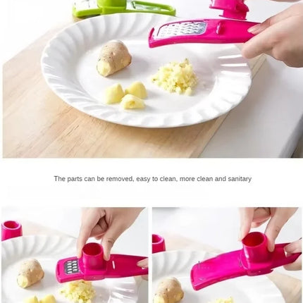 Garlic Peeler Ginger Garlic Press Grinding Grater Planer Slicer Garlic Crusher Chopper Cooking Tool For Kitchen Grater Grinder