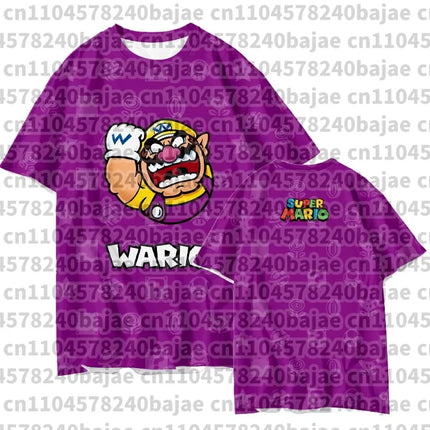 2026 Summer 3D Print Sweet Princess Style Super Mario Peach T-Shirt Men Women Game Graphic Tee Breathable Quick Dry Casual Tops