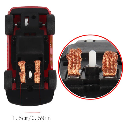 Slot 1:43 Electric Race Track Car Accessories Toys Double Remote Control Car Autorama Circuit Railway Vehicle Kids Gifts