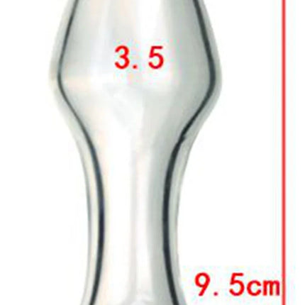 Hollow Anus Plug Opener But-pluk Tube Vagina Peephole Simulation Glass Penis Female Pussy Couple Flirting Adult 18+ Toy Speculum