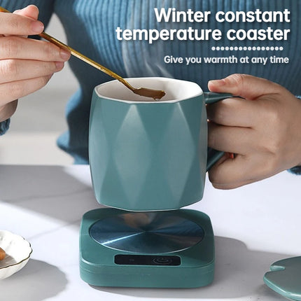 Multi functional portable 55 ° constant temperature coaster, home intelligent milk warmer, winter heating and warming coaster