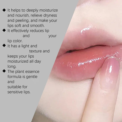 Hyaluronic Acid Hydrating Anti-Cracking Lip Balm - Refreshing Fade Lip Lines Long-Lasting Moisturizing Daily Lip Skincare