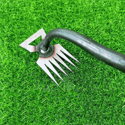 Puller Shovel 5/6/11 Tooth Weeding Removal Hand Gardening Loose Soil Tool 2 In 1 Garden Rake Manual Weed Grass Rooting Tool