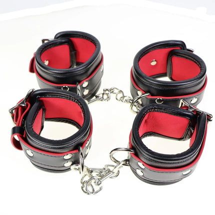 BDSM Puppy Play K9 Bondage Kit 5 Pieces Restraints Set Handcuffs ankle cuffs collars Binding Men women Adult toys sexual product
