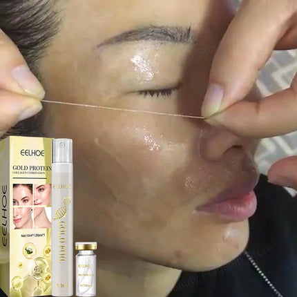 Collagen Protein Thread Instant Wrinkle Remover Serum Set Lifting Firming Soluble Absorbable Face Filler Anti-aging Skin Care