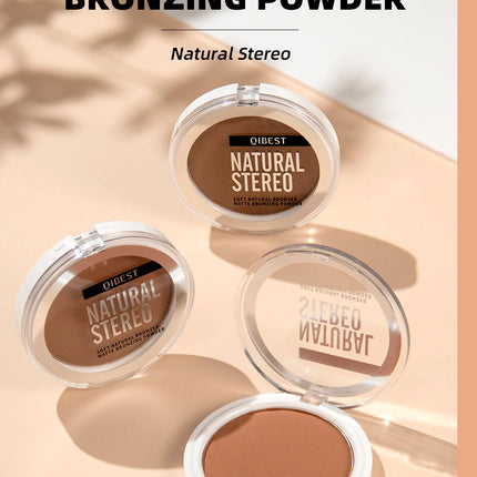 QIBEST Cream Contour Palette Dark Bronzing Powder Charlotte Makeup For Face Highlighter Bronzer Long-Lasting Concealer Cosmetics