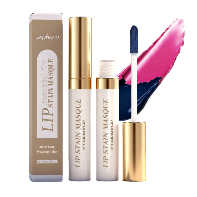 Matte Tear off Lip Gloss Peel off Lip Stain Reveal Long Lasting Waterproof Hydrating Tinted Natural Lip Gloss Makeup 3 Colors
