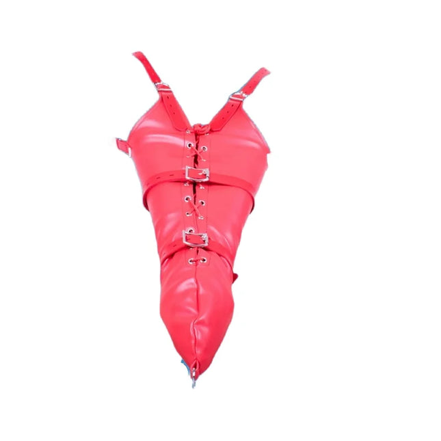 Erotic Games Both Arm Back Bondage Gloves with Adjustable Shoulders Strap Handcuffs for Couple Secure Restraint Adult Sex Toys