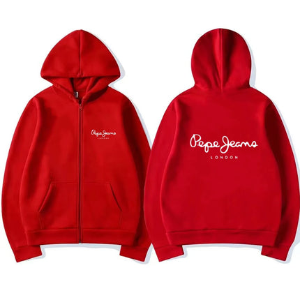 Fashion Brand Print Hoodies Coat Children Zipper Tops Girl Pink Boy Black Kids Clothing Casual Spring Autumn Sweatshirts