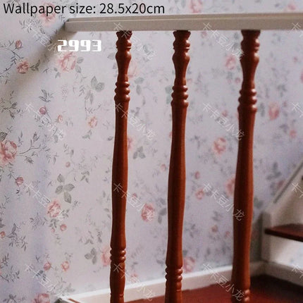 Doll House Wallpaper Background Board Sticker Photo Scenery Wallpaper Miniature Rement Doll Accessories Colorful Wallpaper