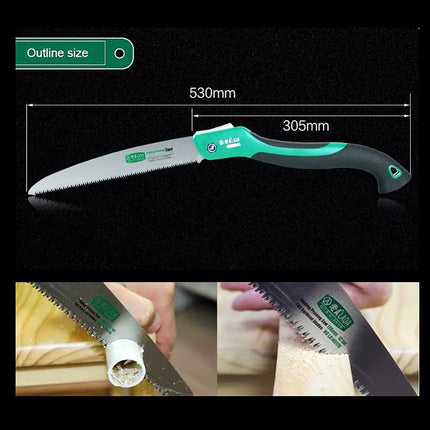LAOA 10 inch 7T/9T/12T Wood Folding Saw Outdoor For Camping SK5 Grafting Pruner for Trees Chopper Garden Tools Unility Knife