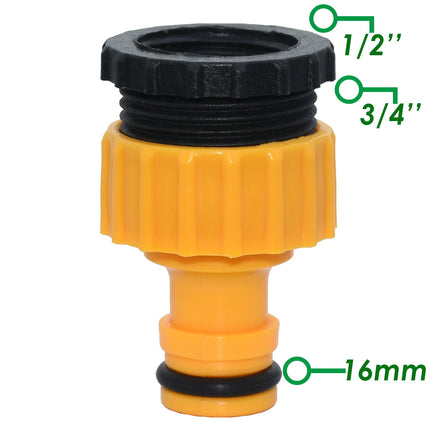 KESLA 1 3/4 1/2 inch Garden Water Hose Quick Connector Pipe Extension Coupler Fitting 25 20 16mm Repair Joint Irrigation System