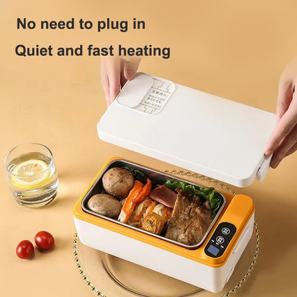 New Portable Electric Lunch Box USB Rechargeable 3200mAh Water-free Insulated Electric Lunch Box Suitable for Outdoor Travel