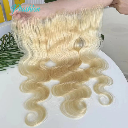 Phashion 13x6 13x4 Real Hd Lace Frontal 7x7 6x6 5x5 4x4 2x6 Blonde Swiss Closure 613 Body Wave Kinky Straight 100Remy Human Hair