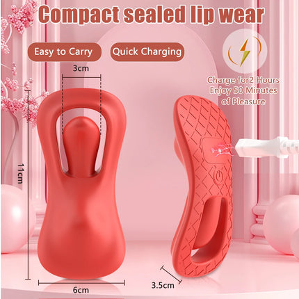 APP Control Tongue Licking Vibrator Wearable Panties G-Spot Stimulator Nipple Vagina Orgasm Pussy Blowjob Sex Toys For Women