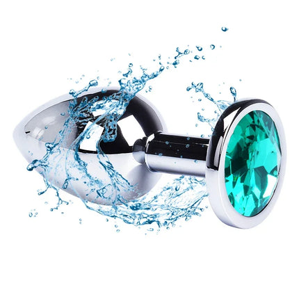 Anal Plug Jewelry Colorful Crystal Anal Plug Stimulator Anal Massage Dilatancy Toys G-point Massage Sex Wellness Adult Pleasure